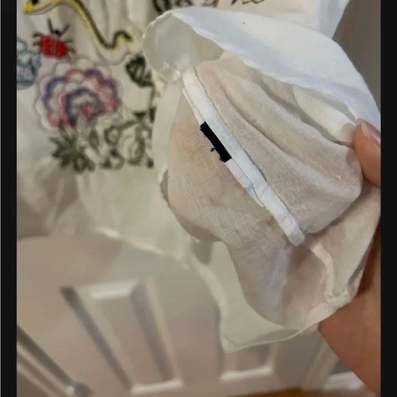 Etro White Shirt with Colorful Embroidery - Picture 6 of 7